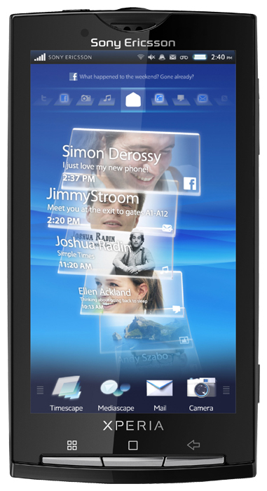 Sony Ericsson Xperia X10 recovery